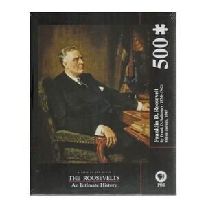 "New & Sealed "Jigsaw Puzzle FRANKLIN D ROOSEVELT -500 Pieces - PBS Ken Burns.